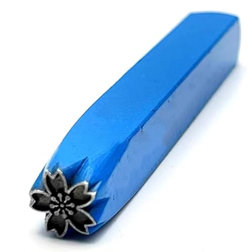 DUBTEDHOU Metallstanzwerkzeuge, Metallmusterstangen, Metall-Stanzset for Schmuckherstellung, DIY-Kunst, Stempel, Stanzer for Ton, Leder, Holz(Flower3) von DUBTEDHOU