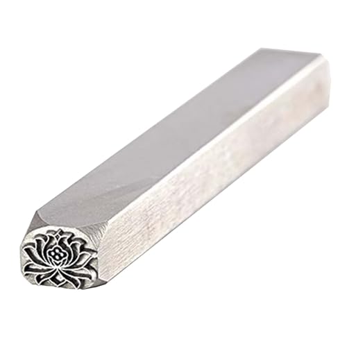 DUBTEDHOU Metallstanzwerkzeuge, Metallmusterstangen, Metallstempel zur Schmuckherstellung, galvanisierter Hartstahl for Messing, Leder, Aluminium, Silber, Edelstahl, Stanzwerkzeug-Set(Figure8) von DUBTEDHOU