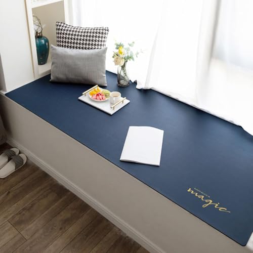 DUBTEDHOU PVC-Schmalfensterkissen, Benutzerdefinierte Fensterbank-Schutzmatte, Mehrfarbig, mehrere Größen(Blue a,180x80cm (5.9x2.6ft)) von DUBTEDHOU