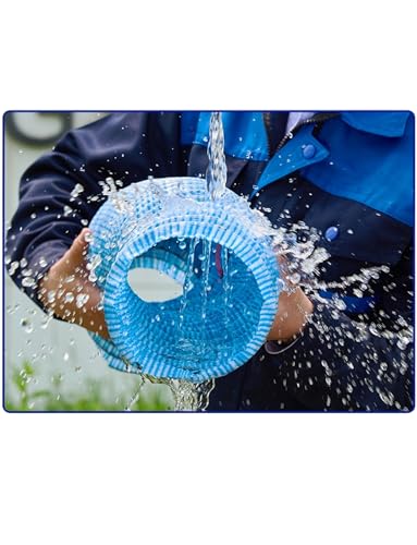 DUBTEDHOU Stahldrahtwasserleitungsnetz, Abflussrohr Blau 2 Zoll x (100-500) cm(300cm/118in) von DUBTEDHOU