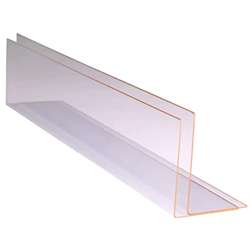 DUBTEDHOU Unter dem Möbelblock, Unter Möbel Blocker Klar PVC Mehrere Größen for Sofa Bett Schrank Lücken Haustier Spielzeug Barriere(L 80cm,H 21cm) von DUBTEDHOU