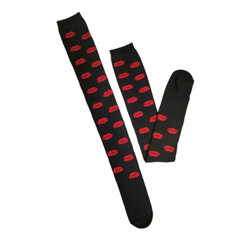 DUBTEDHOU Wärme Strümpfe im Winter, Damen Kompressions-Kniestrümpfe, 3er-Pack, mehrfarbig, Einheitsgröße(Y black 3 pairs) von DUBTEDHOU