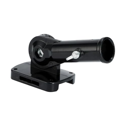 DUBTEDHOU Wandgestützte Flaggen, Fahnenmast-Montagehalterung for Hofterrasse, Mehrfarbig(Light Pole Black) von DUBTEDHOU