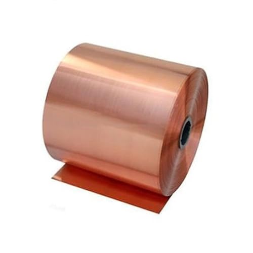 DUBTEDHOU Weiche Kupfer-Metallplatten, 99.9% Pure Copper Metal Sheet Plate 100x1000/2000mm Pack of 1 Multiple Thicknesses(0.06x100x1000mm) von DUBTEDHOU