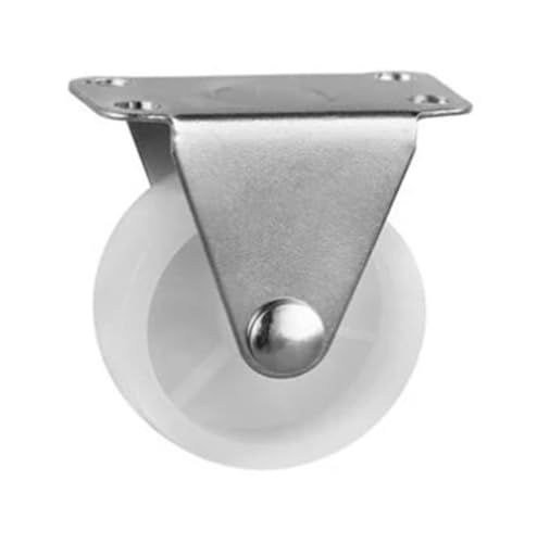 Drehen der Räder, Packung mit 4 2-3 Zoll weißen Rollen M8-M12 Schraube fixiert und Bremse for Display-Ständer Licht(Fixed,2.5 Inch) von DUBTEDHOU