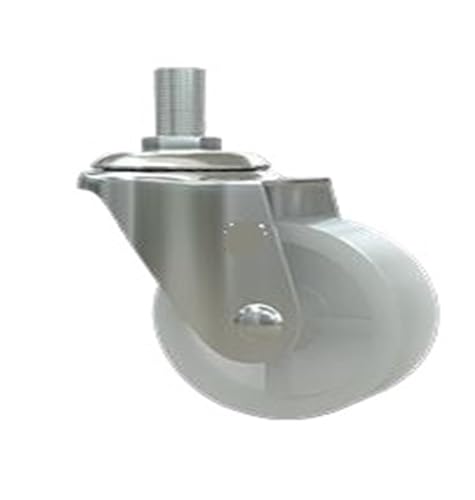 Drehen der Räder, Packung mit 4 Pixing Ball Casters Pp for Kühlschrank Schrank Display Tipps Multicolor 2 Zoll(White-screw) von DUBTEDHOU