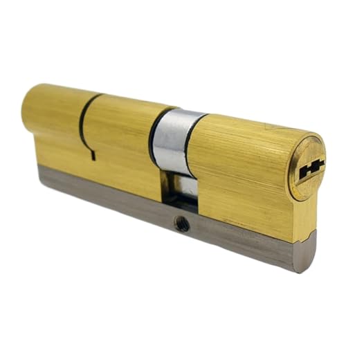Europäische Zylinderschlösser, Hochmessingzylinder im europäischen Stil, Klasse C, Torschlosskern, Eingangstürschlosszylinder(80 32.5) von DUBTEDHOU
