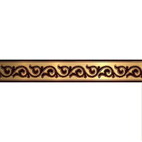 Hintergrundrahmen, Selbstklebende Tapetenbordüre for Zuhause, Decke und Wand, Retro-vergoldete Rolle, Gras, 10 cm x 5 m Hintergrundrahmen, Selbstklebende Tapetenbordüre for Zuhause, Decke und Wand, Retro-vergoldete Rolle, Gras, 10 cm x 5 m von DUBTEDHOU