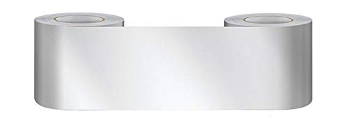 Hintergrundrahmen, Tapetenbordüre, abziehbar und aufklebbar, mehrfarbig, 5–30 cm x 500 cm(Silver Mirror,10cm X 500cm) von DUBTEDHOU