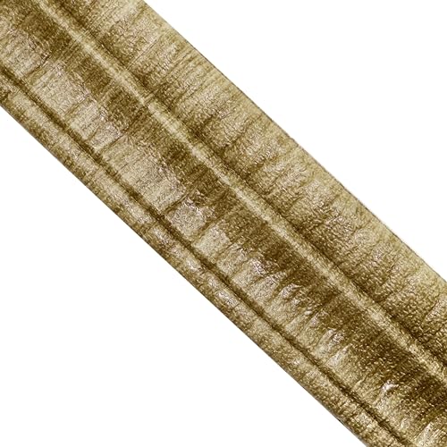 Hintergrundrahmen, Tapetenbordüre for Abziehen und Aufkleben, 8 cm x 230 cm, 2er-Pack, mehrfarbig(Deep Sandalwood) von DUBTEDHOU