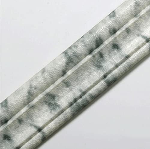 Hintergrundrahmen, Tapetenbordüre for Abziehen und Aufkleben, 8 cm x 230 cm, 2er-Pack, mehrfarbig(Grey-green Marble) von DUBTEDHOU