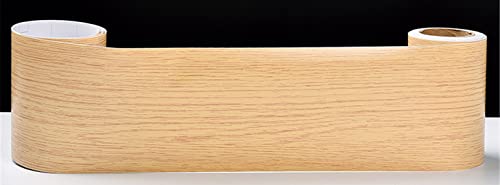 Hintergrundrahmen, Tapetenbordüre for Abziehen und Aufkleben for Wand und Decke, mehrfarbig (8–20) cm x 1000 cm(Ash Wood Glossy,12cm X 1000cm) von DUBTEDHOU