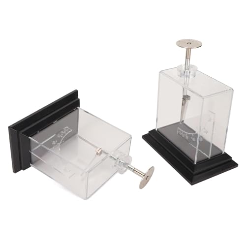 Physikalische Experimentelle Werkzeuge, Folienelektroskop-Demonstrator mit Winkelmesser, hohe Empfindlichkeit, kompakte Struktur for physikalische Experimente, 2 Stück Physikalische Experimentelle Werkzeuge, Folienelektroskop-Demonstrator mit Winkelmesser, hohe Empfindlichkeit, kompakte Struktur for physikalische Experimente, 2 Stück von DUBTEDHOU