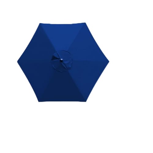 Sonnenschatten, Terrassenschirm-Ersatzdach for 6/8-Rippen, 200 cm, 270 cm, 300 cm, Mehrfarbig(Royal Blue,8 Ribs-2.7m(8.8ft)) von DUBTEDHOU