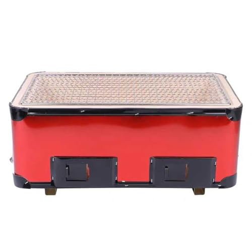Tonkohle, Teekohle, Holzkohleofen aus Ton mit Edelstahlgrill, verstellbarer Entlüftung, mehrere Größen, 2er-Pack(Large) von DUBTEDHOU