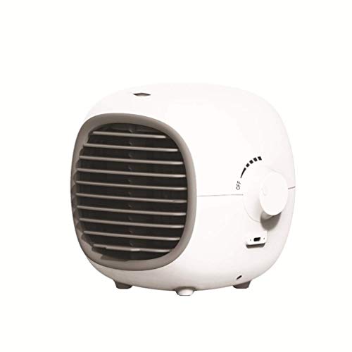Tragbarer Luftkühler Conditioner, Desktop-Verdunstungskühlventilator mit Luftbefeuchter und Luftreiniger for das Home Office(B) von DUBTEDHOU