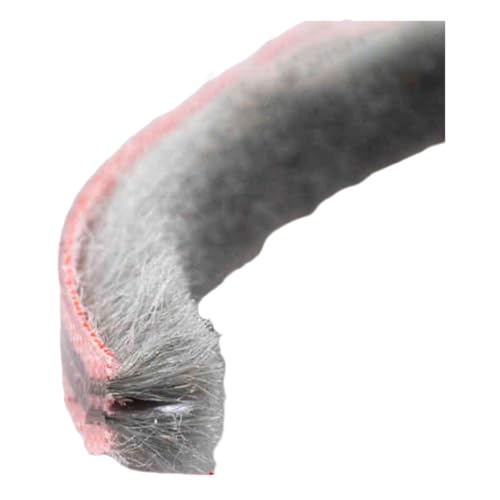 Türen mit Titanium-Lüftungsabscheider, Bürstendichtungsstreifen for Schiebetüren, Fenster, Schränke, Grau, mehrere Größen(Width 0.5CM*Height 0.8CM*Length 2000CM) von DUBTEDHOU