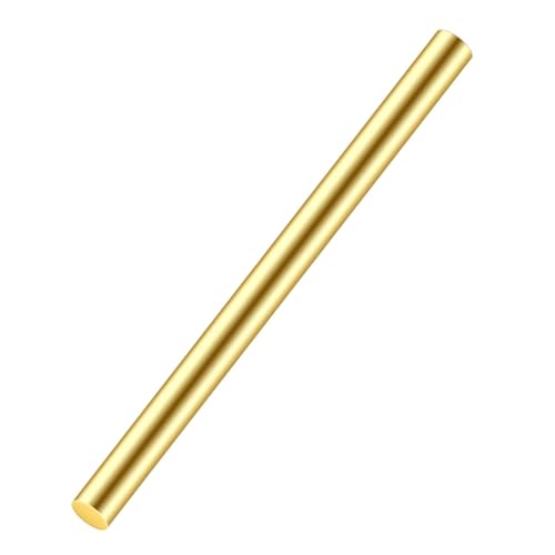 mit geraden, geraden Kupferstangen, Massiver runder H59 Messingstab for Heimwerkerarbeiten, 250 mm Länge, 20–50 mm Durchmesser(Diameter 20mm) von DUBTEDHOU