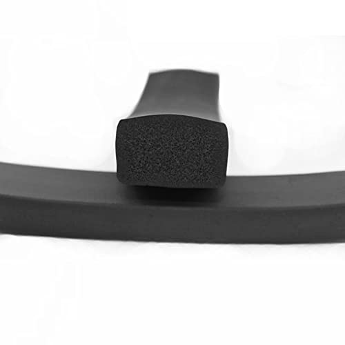 quadratische Gummibäume, Gummischaumschwamm Quadratischer Marine-Wetterdichtungsstreifen Schwarz Mehrere Größen 1m(3 * 15) von DUBTEDHOU