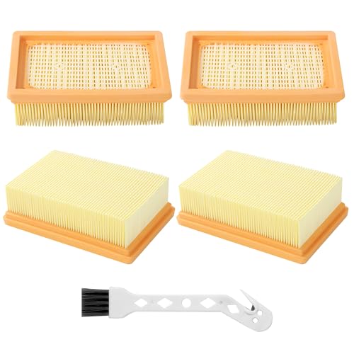 4 Stück Filter für Kärcher Staubsauger,für Kärcher Staubsauger Mehrzwecksaugern WD4, WD5, WD6, MV4, MV5, MV6 Filter Ersatzmit 1 kleinen Bürste,für Kärcher 2.863-005.0 4 Stück Filter für Kärcher Staubsauger,für Kärcher Staubsauger Mehrzwecksaugern WD4, WD5, WD6, MV4, MV5, MV6 Filter Ersatzmit 1 kleinen Bürste,für Kärcher 2.863-005.0 von DUBUOZA