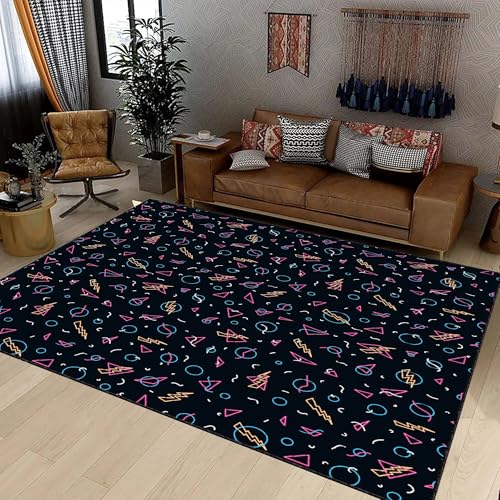 Arcade-Teppich 150 x 210cm,Arcade Zimmer Dekor, 80Er Jahre Arcade Teppich, Arcade Dekor, Abstrakter Bereich Teppich, Wohnzimmer Teppiche, Bowling Alley Teppich, Bunter Teppich Arcade-Teppich 150 x 210cm,Arcade Zimmer Dekor, 80Er Jahre Arcade Teppich, Arcade Dekor, Abstrakter Bereich Teppich, Wohnzimmer Teppiche, Bowling Alley Teppich, Bunter Teppich von DUCAPE