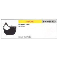 Abgasschalldämpfer Ducar Generator d 2000i 038503 von DUCAR