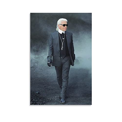 DUCCE Bilder Wohnzimmer Modern 60x90cm Karl Lagerfeld-267 Poster auf Leinwand, Wandkunstdruck für Schlafzimmer, Heimdekoration, Wohnzimmer Kein Rahmen von DUCCE