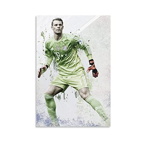 DUCCE Malerei auf Leinwand 60x90cm Manuel Neuer Poster, dekoratives Gemälde,Wohnzimmer, Poster, Schlafzimmer, Gemälde Kein Rahmen von DUCCE