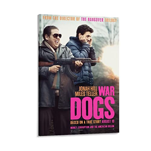 DUCCE Poster Kunstdrucke 60x90cm War Dogs Jonah Hill Miles Teller Filmplakat Wohnzimmer Schlafzimmer Malerei Artwork Kein Rahmen von DUCCE