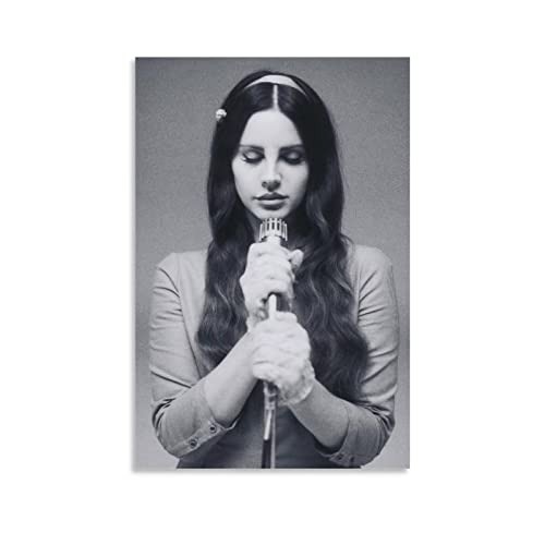 Poster Kunstdrucke 60x90cm Lana Del Rey Poster Raumdekoration für Teenager Mädchen Wandkunst Heimdekoration Küchendekoration Kein Rahmen von DUCCE