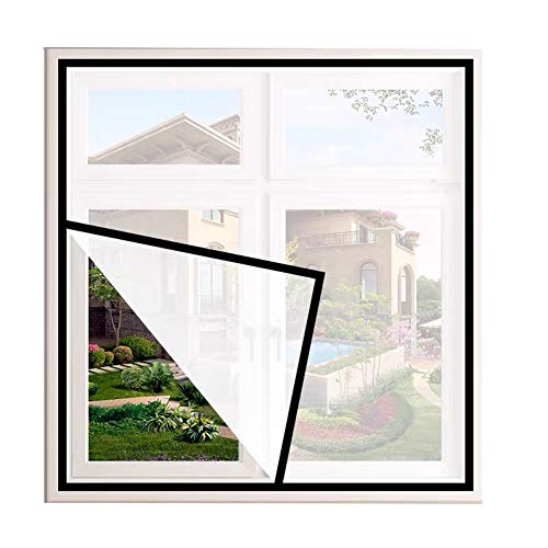 DUCHEN Universelles Fensternetz für Katzenschutz, Katzensicherheitsnetz mit selbstklebendem Klebeband, Fliegengitter, Moskitonetz, DIY-Fenstergröße von DUCHEN