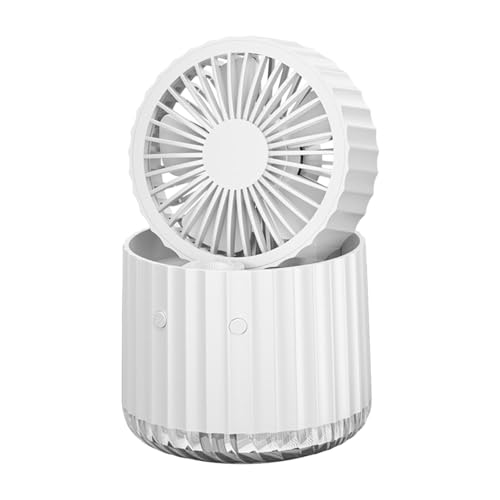 DUDOK Nebelventilatoren, Luftbefeuchtungssprühventilator, tragbarer Wassersprühventilator, Schreibtischventilator mit Luftbefeuchtungsspray, kleiner Nebel-Luftbefeuchterventilator von DUDOK
