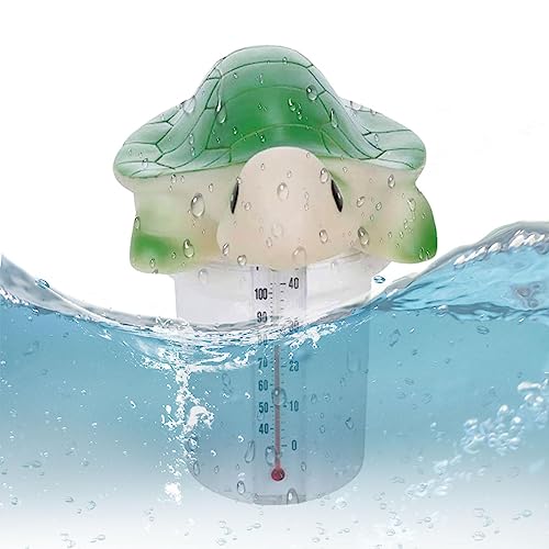DUDOK Pool-Chlorschwimmer – Pool-Chlorhalter mit eingebauten Thermometern, niedlicher und 2-in-1 schwimmender Pool-Chlorspender für Spa und Whirlpool DUDOK Pool-Chlorschwimmer – Pool-Chlorhalter mit eingebauten Thermometern, niedlicher und 2-in-1 schwimmender Pool-Chlorspender für Spa und Whirlpool von DUDOK