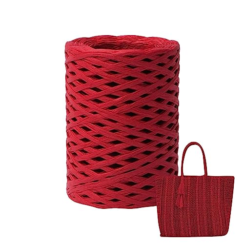 DUDOK Raffia Garn zum Häkeln, Raffia Bänder für Handwerk - Handwerk Bänder zum Häkeln 150 m - Handwerksbänder, Farmen Raffia-Garn, Verpackungspapier Garn für Kunsthandwerk DUDOK Raffia Garn zum Häkeln, Raffia Bänder für Handwerk - Handwerk Bänder zum Häkeln 150 m - Handwerksbänder, Farmen Raffia-Garn, Verpackungspapier Garn für Kunsthandwerk von DUDOK