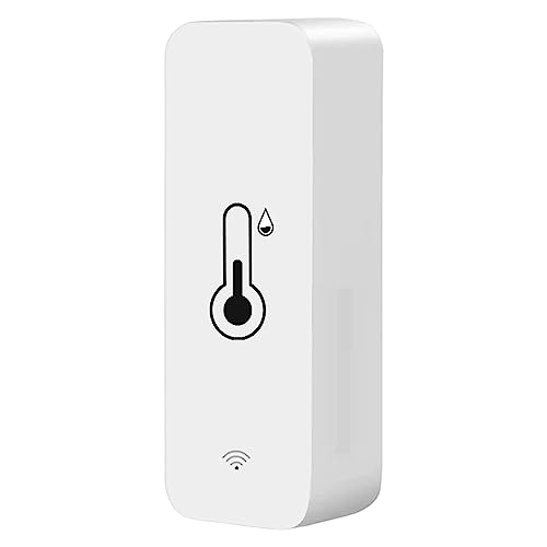 DUDOK Smart Temperatursensor - Tragbarer drahtloser Feuchtigkeitssensor - Hochpräziser Smart WiFi Temperatursensor für Zuhause Gewächshaus DUDOK Smart Temperatursensor - Tragbarer drahtloser Feuchtigkeitssensor - Hochpräziser Smart WiFi Temperatursensor für Zuhause Gewächshaus von DUDOK