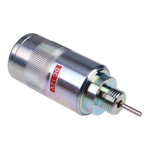 DUDSN 12V Kraftstoffabsperrmagnet 185206083 87761614 kompatibel mit Perkins Engine 402D-05 102-04 103-06 103-12 103-15 104-19 104-22 Ford New Holland TC18 TC21 TC21D TC21DA TC23DA von DUDSN