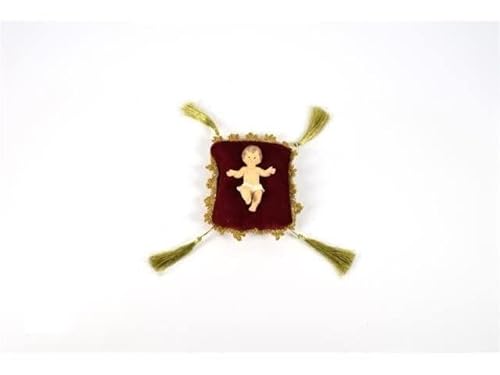 DUE ESSE CHRISTMAS SRL Pers. Jesus Kind C/Kissen 8 cm ##, wie abgebildet, Einheitsgröße von DUE ESSE CHRISTMAS SRL