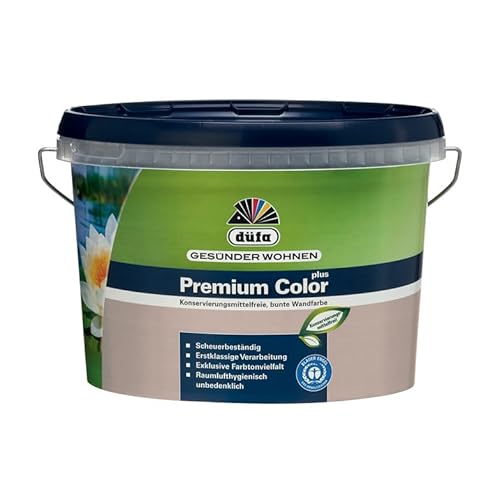 DÜFA Premium Color plus Wandfarbe 2,5 L Farbwahl 2,5 l, Farbe:Ruhendes Fels von DÜFA