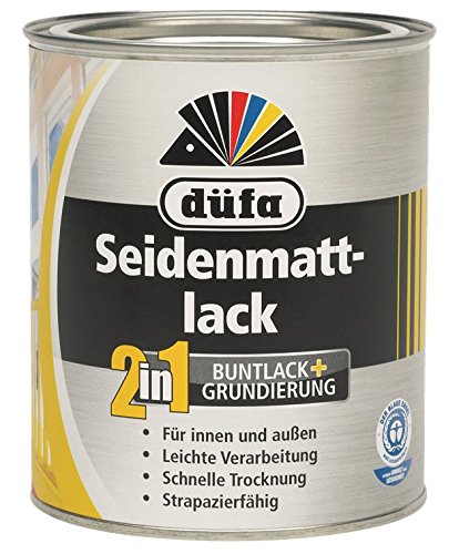 Düfa 2in1 Seidenmattlack Reinweiß 2,5 Liter von Sdove