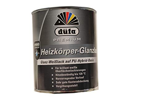 Düfa Premium Heizkörper- Glanz-Weißlack auf PU -Hybrid Basis 0,75 L von DÜFA