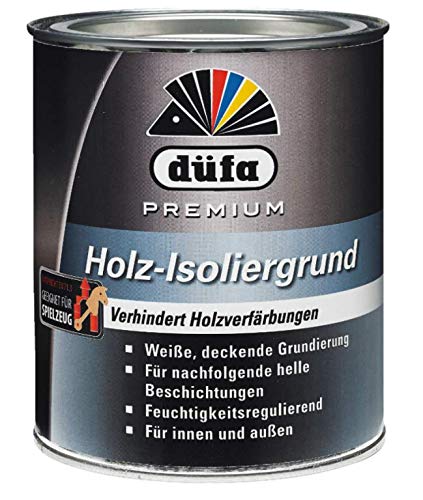 Düfa Premium Holz Isoliergrund 0,75-2,5l Grundierung Holzschutz (0,75l) von DÜFA