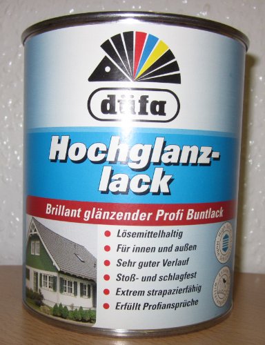 düfa Hochglanz-Lack RAL 1015 hellelfenbein (750 ml) GP16,66€/1L von DÜFA