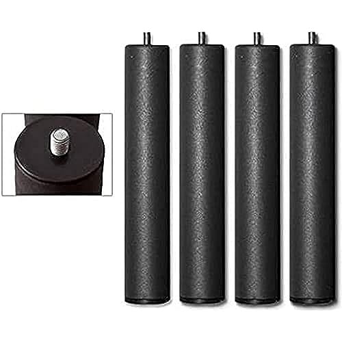 DUÉRMETE ONLINE - Set mit 4 Netzbeinen, gepolstert, zylindrisch, mit Gewinde, Grau, 25 cm DUÉRMETE ONLINE - Set mit 4 Netzbeinen, gepolstert, zylindrisch, mit Gewinde, Grau, 25 cm von DUÉRMETE ONLINE
