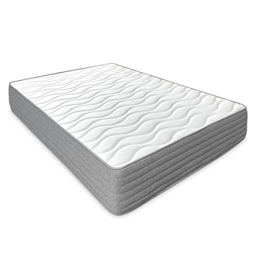 DUÉRMETE ONLINE - Matratze 135 x 190 cm, viskoelastisch, Frida mit Winter-/Sommerseite, ergonomisch, optimaler Komfort und Härte, hygienisch und atmungsaktiv, Dicke 30 cm DUÉRMETE ONLINE - Matratze 135 x 190 cm, viskoelastisch, Frida mit Winter-/Sommerseite, ergonomisch, optimaler Komfort und Härte, hygienisch und atmungsaktiv, Dicke 30 cm von DUÉRMETE ONLINE