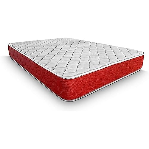 DUÉRMETE ONLINE Polar Viskoelastische Matratze Lite, wendbar, Dicke 20 cm + aufklappbares Holzbett, große Kapazität, Farbe, Holz Polyurethan, 150 x 190 von DUÉRMETE ONLINE