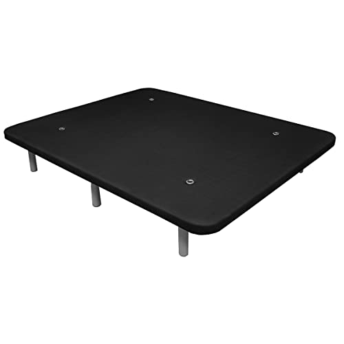DUÉRMETE ONLINE - Super verstärkte 3D-Polsterung, hohe Stabilität mit 5 Querstangen und 6 Metallbeinen mit Gewinde, 27 cm, 135 x 190, Schwarz DUÉRMETE ONLINE - Super verstärkte 3D-Polsterung, hohe Stabilität mit 5 Querstangen und 6 Metallbeinen mit Gewinde, 27 cm, 135 x 190, Schwarz von DUÉRMETE ONLINE