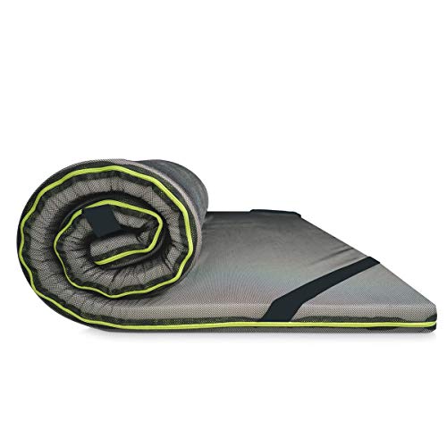 DUÉRMETE ONLINE Topper Viskoelastische Matratze, Bio-Sport, 5 cm, Dicke | Super atmungsaktives Gewebe | Anti-Milben und Bakterien, Anti-Stress-Effekt, 140 x 190 cm von DUÉRMETE ONLINE