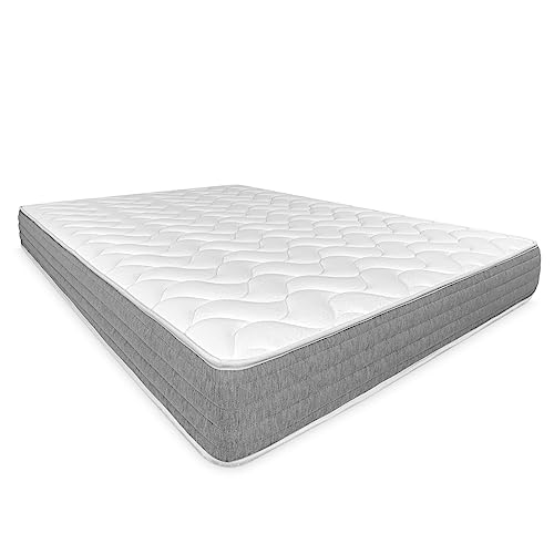 Dreaming Online Viscotec Reversible Memory Foam Matratze, Dicke 21cm, Anti-Staubmilben, antibakteriell und hypoallergen, Schaumstoff, Weiß, 105 x 180 cm von DUÉRMETE ONLINE