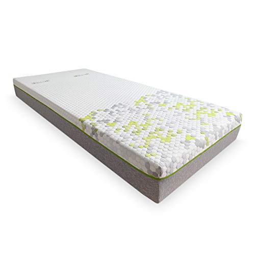 DUÉRMETE ONLINE Fisiocare One Celliant, viskoelastische Matratze, Anpassungsfähigkeit und Komfort, erholsame Erholung (alle Größen), 105 x 180 cm von DUÉRMETE ONLINE