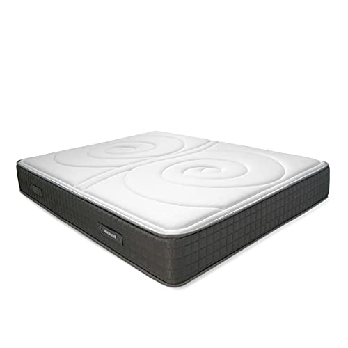 DUÉRMETE ONLINE Viskoelastische Matratze, wendbar, Höhe 25 cm, Viskose auf beiden Seiten, gemütliche Polsterung, Biogel, Weiß, 120 x 180 cm DUÉRMETE ONLINE Viskoelastische Matratze, wendbar, Höhe 25 cm, Viskose auf beiden Seiten, gemütliche Polsterung, Biogel, Weiß, 120 x 180 cm von DUÉRMETE ONLINE